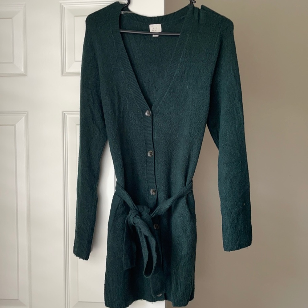 A New Day Button Up Cardigan Tunic